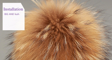 Load image into Gallery viewer, Fox Fur Ball Cap