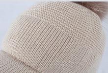 Load image into Gallery viewer, Winter Fur Pompom Hat