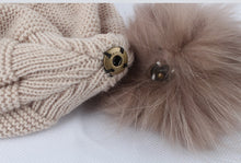 Load image into Gallery viewer, Winter Fur Pompom Hat