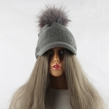 Load image into Gallery viewer, Winter Fur Pompom Hat