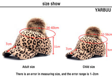 Load image into Gallery viewer, Faux Fur Leopard Cap