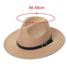 Load image into Gallery viewer, Woolen Fashion Top Jazz Hat