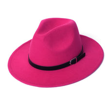 Load image into Gallery viewer, Woolen Fashion Top Jazz Hat