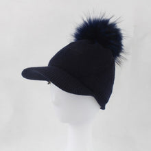Load image into Gallery viewer, Winter Fur Pompom Hat