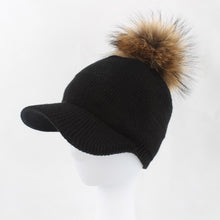 Load image into Gallery viewer, Winter Fur Pompom Hat