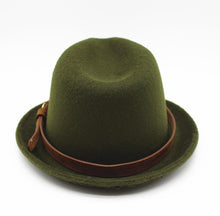 Load image into Gallery viewer, Elegant Lady Gangster Trilby Felt Hat