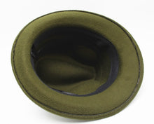 Load image into Gallery viewer, Elegant Lady Gangster Trilby Felt Hat