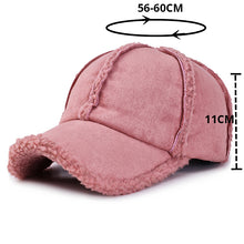 Load image into Gallery viewer, Thicken Warm Solid Baseball Cap