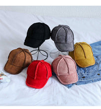 Load image into Gallery viewer, Thicken Warm Solid Baseball Cap