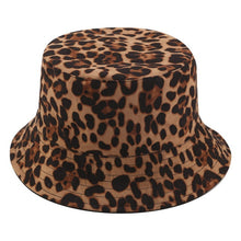 Load image into Gallery viewer, Leopard Print Bucket Hat