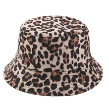 Load image into Gallery viewer, Leopard Print Bucket Hat