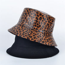 Load image into Gallery viewer, Leopard Print Bucket Hat