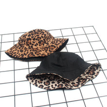 Load image into Gallery viewer, Leopard Print Bucket Hat