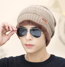 Load image into Gallery viewer, Wool Lining Thick Warm Hat