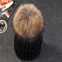 Load image into Gallery viewer, Fox Fur Ball Cap