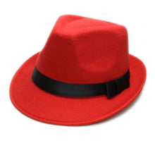 Load image into Gallery viewer, Retro Hard Felt Fedora Hat