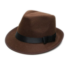 Load image into Gallery viewer, Retro Hard Felt Fedora Hat