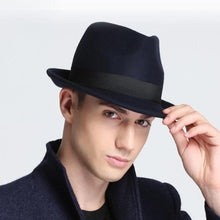 Load image into Gallery viewer, Retro Hard Felt Fedora Hat