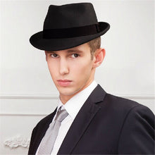 Load image into Gallery viewer, Retro Hard Felt Fedora Hat