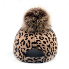 Load image into Gallery viewer, Faux Fur Leopard Cap