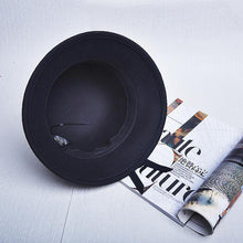 Load image into Gallery viewer, Elegant Wool Bow-knot Fedora Hat