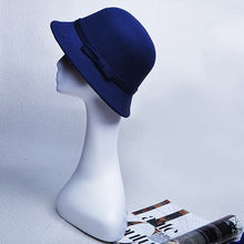 Load image into Gallery viewer, Elegant Wool Bow-knot Fedora Hat