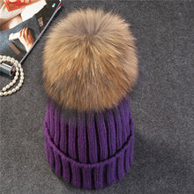 Load image into Gallery viewer, Fox Fur Ball Cap