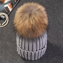 Load image into Gallery viewer, Fox Fur Ball Cap