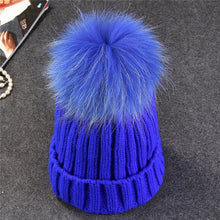 Load image into Gallery viewer, Fox Fur Ball Cap