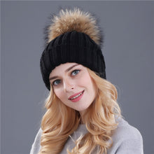 Load image into Gallery viewer, Fox Fur Ball Cap