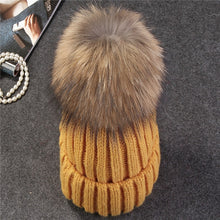 Load image into Gallery viewer, Fox Fur Ball Cap
