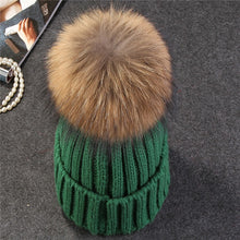 Load image into Gallery viewer, Fox Fur Ball Cap