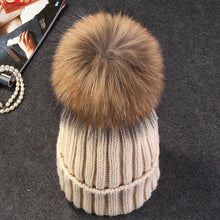 Load image into Gallery viewer, Fox Fur Ball Cap