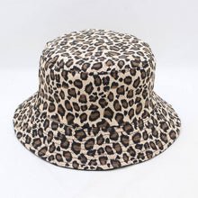 Load image into Gallery viewer, Leopard Print Bucket Hat