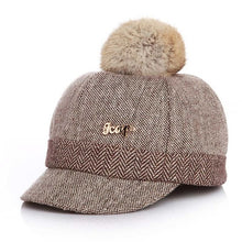 Load image into Gallery viewer, Rabbit Hair Ball Winter Cap