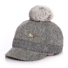 Load image into Gallery viewer, Rabbit Hair Ball Winter Cap