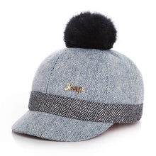 Load image into Gallery viewer, Rabbit Hair Ball Winter Cap