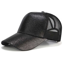 Load image into Gallery viewer, Glitter Ponytail Baseball Cap