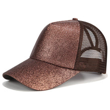 Load image into Gallery viewer, Glitter Ponytail Baseball Cap
