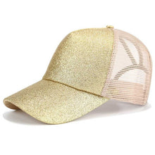 Load image into Gallery viewer, Glitter Ponytail Baseball Cap