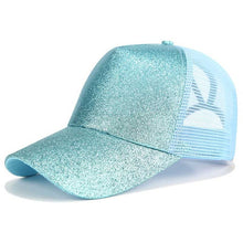 Load image into Gallery viewer, Glitter Ponytail Baseball Cap