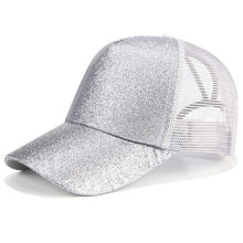 Load image into Gallery viewer, Glitter Ponytail Baseball Cap