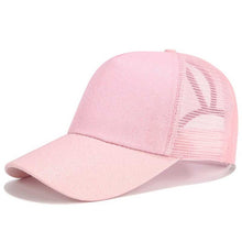 Load image into Gallery viewer, Glitter Ponytail Baseball Cap