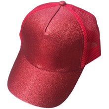 Load image into Gallery viewer, Glitter Ponytail Baseball Cap