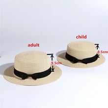 Load image into Gallery viewer, Casual Bow-knot Straw Cap