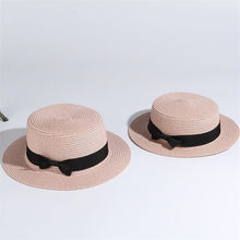Load image into Gallery viewer, Casual Bow-knot Straw Cap