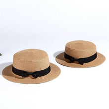 Load image into Gallery viewer, Casual Bow-knot Straw Cap