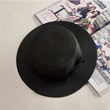 Load image into Gallery viewer, Casual Bow-knot Straw Cap