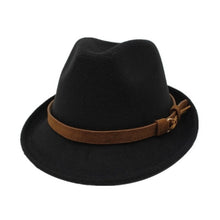 Load image into Gallery viewer, Elegant Lady Gangster Trilby Felt Hat