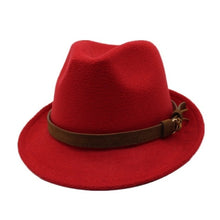 Load image into Gallery viewer, Elegant Lady Gangster Trilby Felt Hat